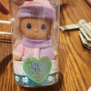 Precious Moments Doll in Lavender and Pink
